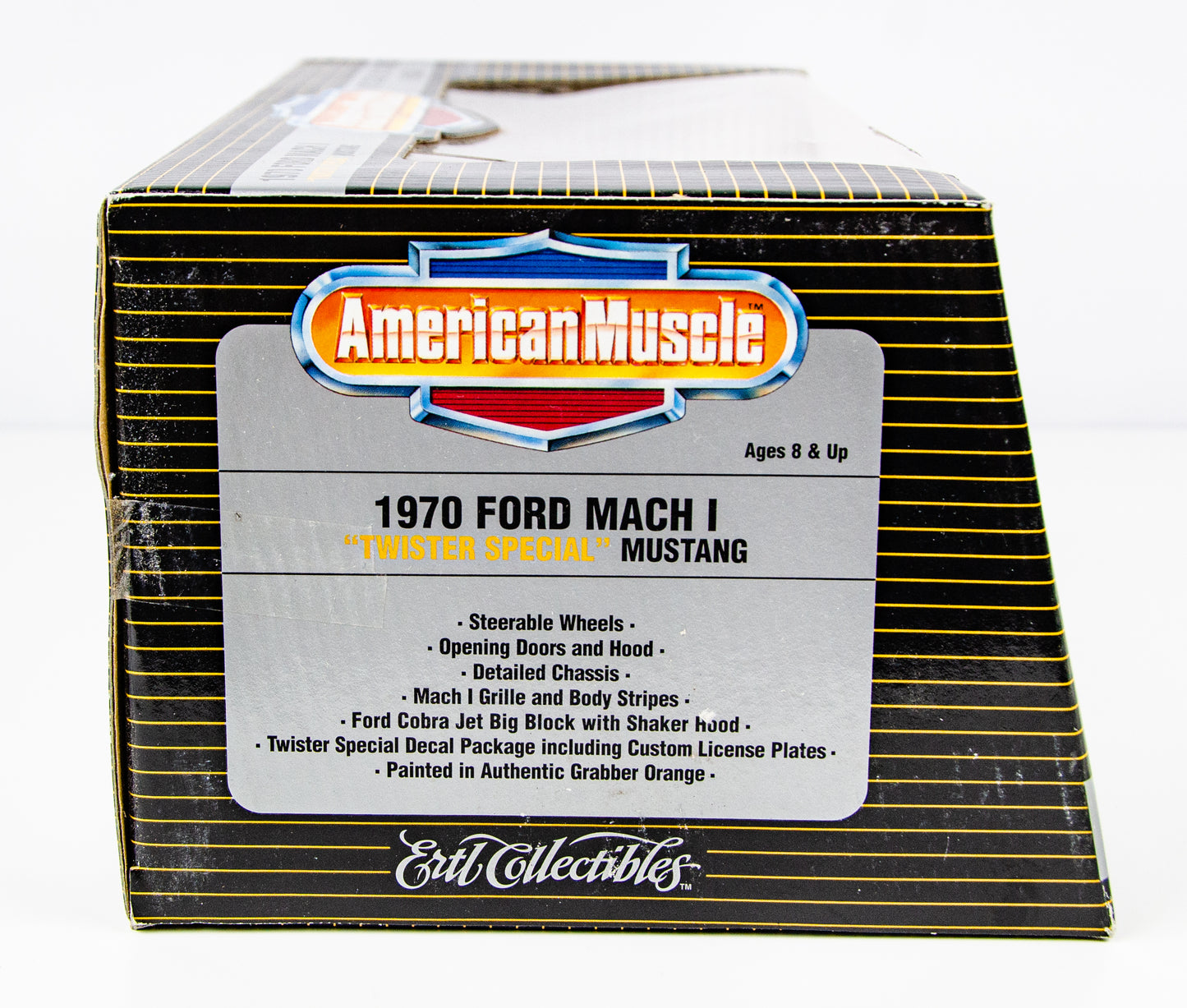 Ertl American Muscle 1/18 Ford Mustang Mach 1 Twister Special Grabber Orange