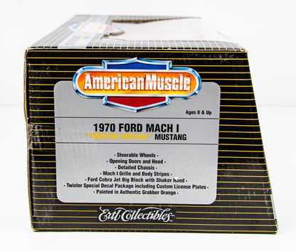Ertl American Muscle 1/18 Ford Mustang Mach 1 Twister Special Grabber Orange