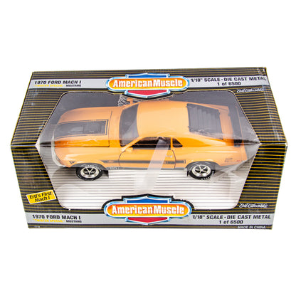 Ertl American Muscle 1/18 Ford Mustang Mach 1 Twister Special Grabber Orange